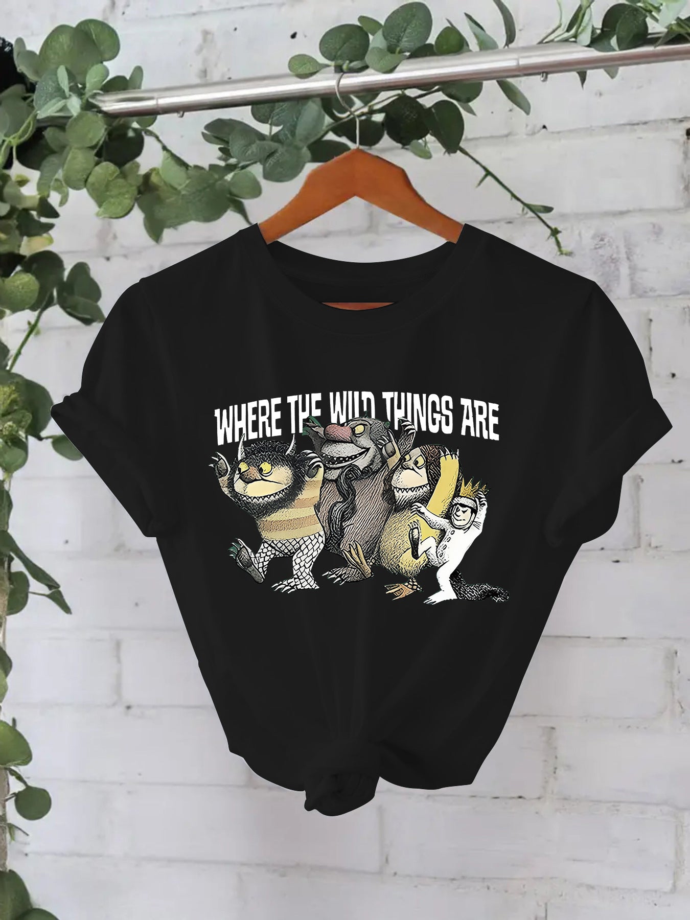 Printed Short Sleeve Monster