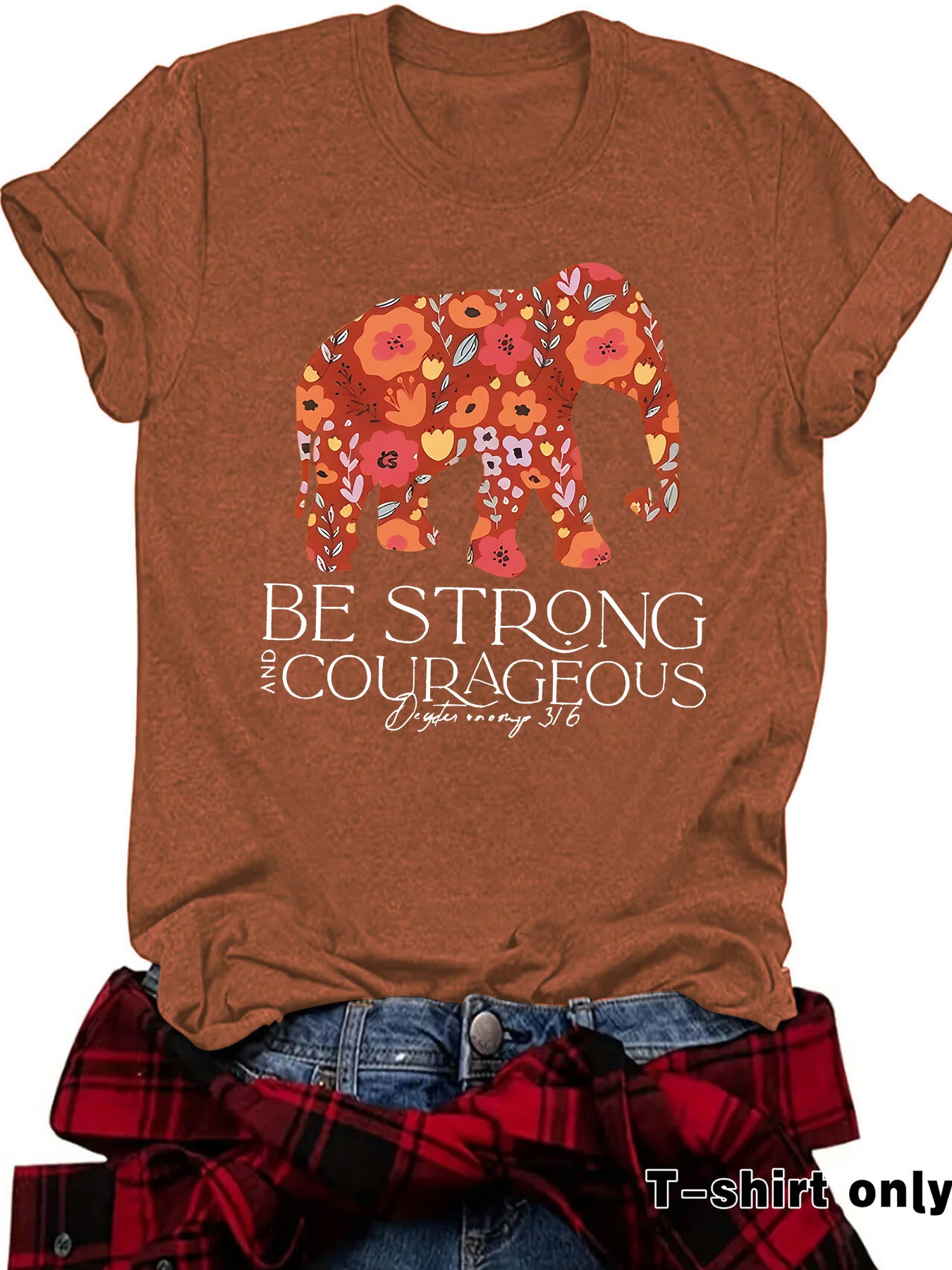 Elephant and Letter Short Sleeve