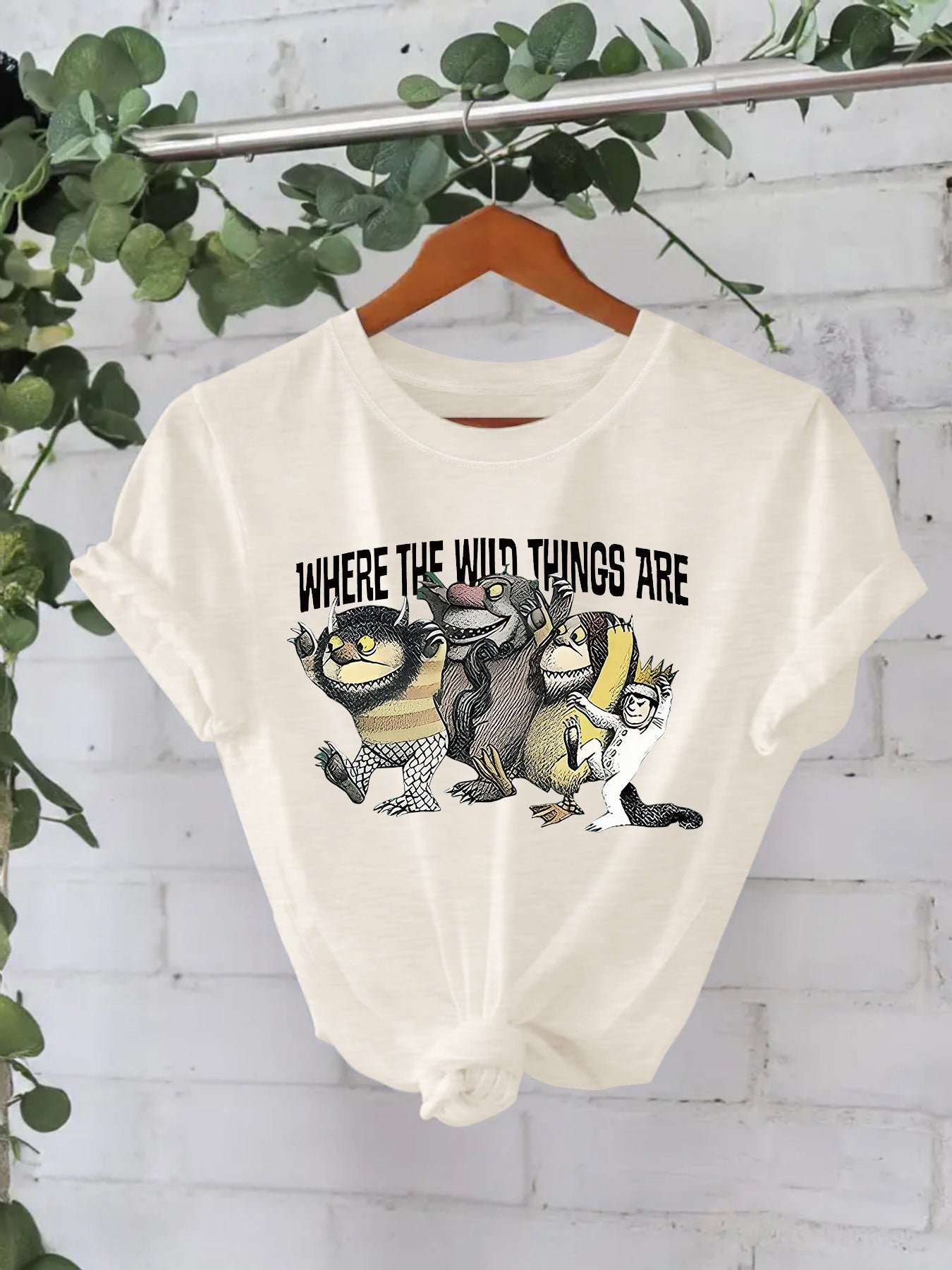 Printed Short Sleeve Monster