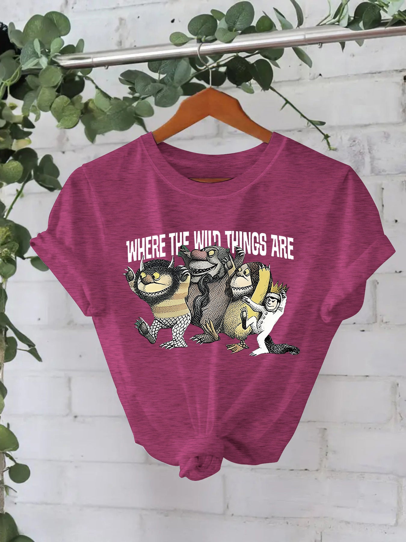 Printed Short Sleeve Monster