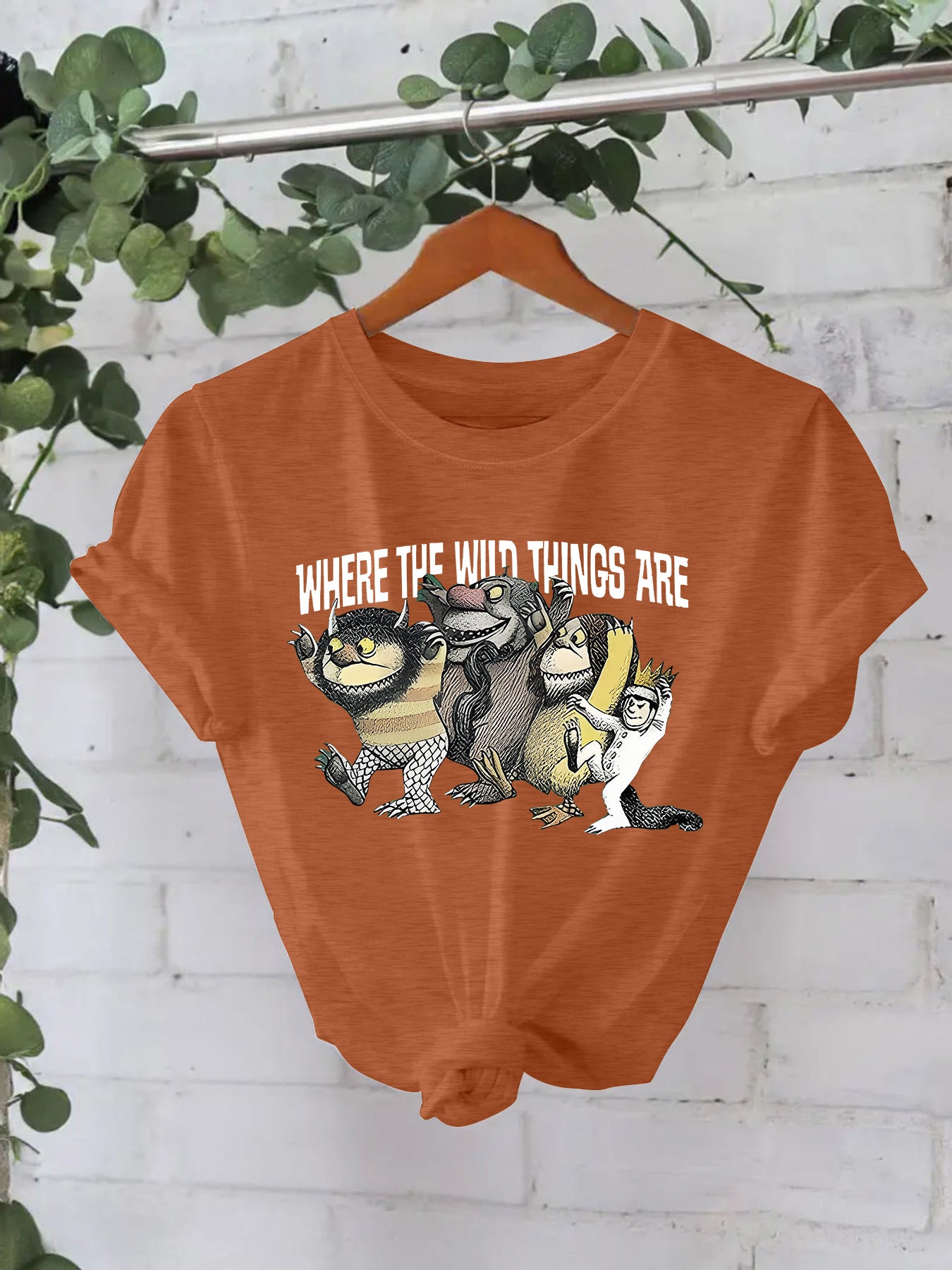 Printed Short Sleeve Monster