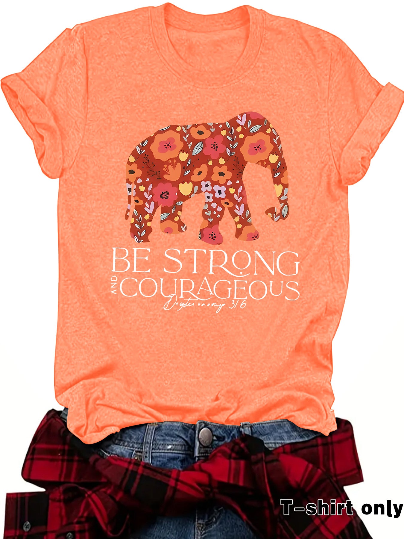 Elephant and Letter Short Sleeve